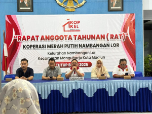 Koperasi Merah Putih Nambangan Lor Gelar RAT Tahun Buku 2025 di Pendopo Kelurahan